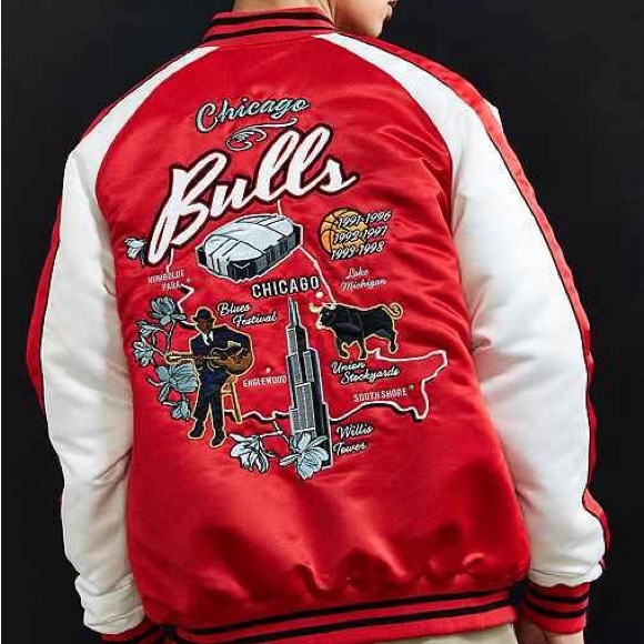 STARTER Other - Chicago Bulls Bomber Starter Jacket